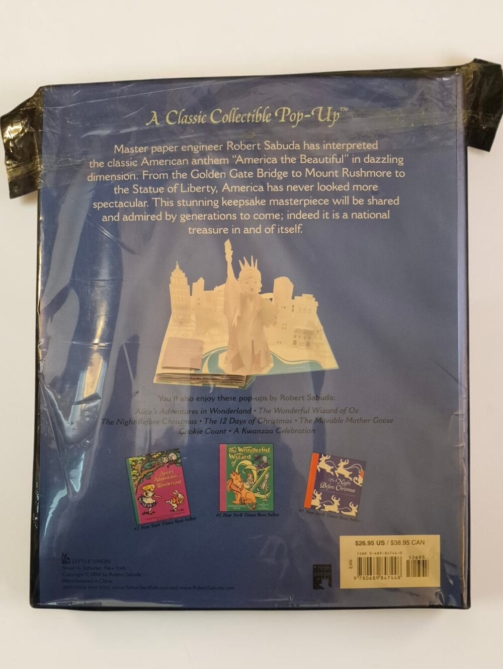 Robert Sabuda "America the Beautiful" Pop-Up Book - Picture 3 of 4